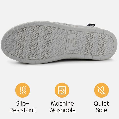 RockDove Women's Two-Tone Hoodback Slipper with Removable Insole | Indoor/Outdoor Sole, Non-Slip, Lightweight, Machine Washable, Stylish, Skin-Friendly, Breathable, Gift-Ready in Saudi Arabia