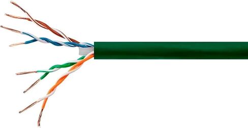 Monoprice Cat6 CMP Bulk Cable - UL, UTP, Solid, 550Mhz, Reelex II Pull Box, No Logo, 23AWG, 1000 Feet, White in Saudi Arabia