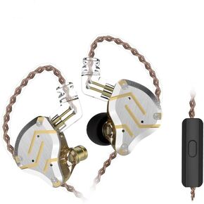 KZ ZS10 Pro Noise Cancelling Monitor Headphones,4BA+1DD 5 Driver in-Ear HiFi Metal Earphones with Stainless Steel Faceplate, 2 Pin Detachable Cable(Meteor Blue, without Mic)
