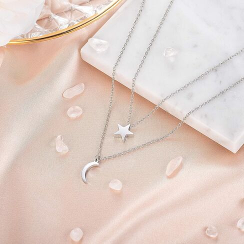 هدايا الأخت MANVEN من قلادة الأخت غير البيولوجية أفضل هدية عيد ميلاد لصديق للنساء والفتيات in Kuwait