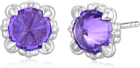 Immobird Claw Stud Earrings with 925 Sterling Silver Ear Pins Stud Earrings for Men with CZ in Saudi Arabia