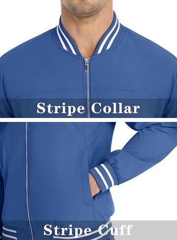 جاكيت بومبر رجالي من MAGNIVIT للربيع والخريف خفيف الوزن وخفيف الوزن in Kuwait