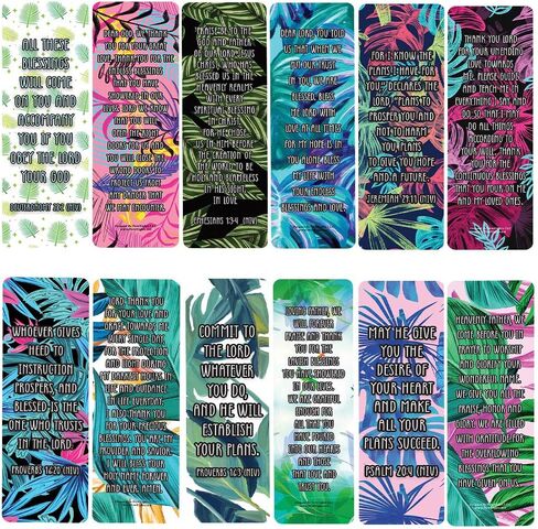 Popular Prayers and Bible Scriptures on Morning Prayers Bookmarks - 30 Pack in Saudi Arabia