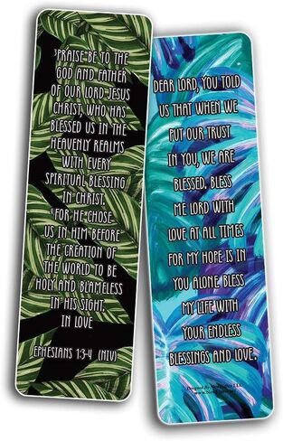 Popular Prayers and Bible Scriptures on Morning Prayers Bookmarks - 30 Pack in Saudi Arabia