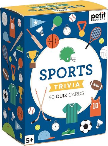 Petit Collage Animal Trivia Quiz Cards – Fun Card Game for Kids, Kids Trivia Game for Ages 5+ – Includes 50 Animal-Themed Quiz Cards – Perfect for Family Fun in Saudi Arabia
