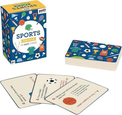Petit Collage Animal Trivia Quiz Cards – Fun Card Game for Kids, Kids Trivia Game for Ages 5+ – Includes 50 Animal-Themed Quiz Cards – Perfect for Family Fun in Saudi Arabia