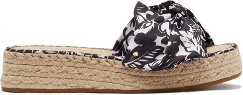 صندل نسائي من Kate Spade New York Lucie Tropical Foliage Espadrille منزلق in Saudi Arabia