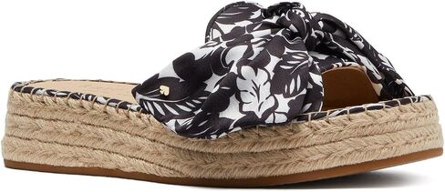 صندل نسائي من Kate Spade New York Lucie Tropical Foliage Espadrille منزلق in Saudi Arabia