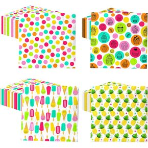 Summer Party Decorations - 40Pcs Pool Party Napkins Summer Birthday Napkins Hawaiian Beach Theme Party Decorations for Baby Shower,Birthday