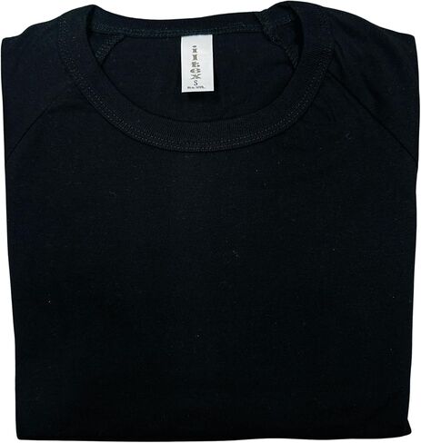 تي شيرت ILTEX Raglan بأكمام 3/4 جيرسي بيسبول رياضي للجنسين (30+ لون) in Kuwait