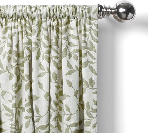 Elrene Home Fashions Serene Window, 60 in x 15 in (1 Valance), Spice Red in Saudi Arabia