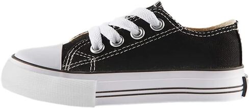 Mvlsoct Boys and Girl Low Top Canvas Kids Lace up Sneakers in Saudi Arabia