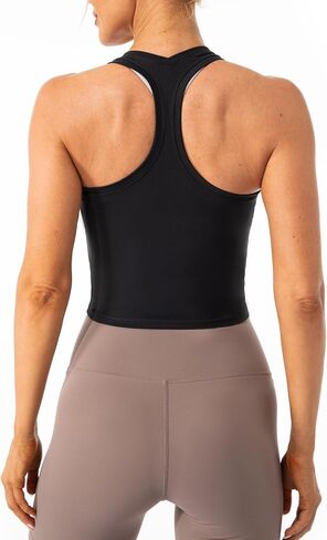 Lavento Women's Racerback Workout Tank Top Sports Yoga Tops Active Sleeveless Shirts in Kuwait