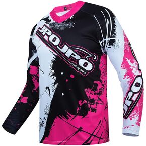 Hotlion Men's Motocross Jersey Dirt Bike Shirt Road Off-raod Cycling Jersey Long Sleeve Racewear