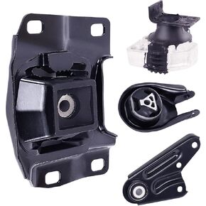 Engine Motor & Transmission Mount Kit 4pcs Compatible with Fits 2004 2005 2006 2007 2008 2009 Mazda 3 2.0L/2.3L Without Turbo A4404 A4405 A4418 A5312