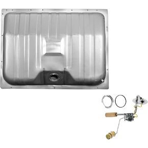TRQ Fuel Gas Tank 16 Gallon with Sending Unit Kit Compatible with Ford Falcon Mercury Comet