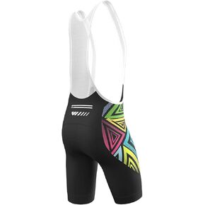 Logas Cycling Bib Shorts Men Cycling Shorts with Shoulder Straps Bike Biking Bib Shorts with 4D Padding Breathable Quick-Dry