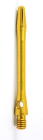 Gold Aluminum Dart Shafts - 3 Sets (9 shafts), 2ba Dart Short + O'rings - 1 1/2 in in Saudi Arabia