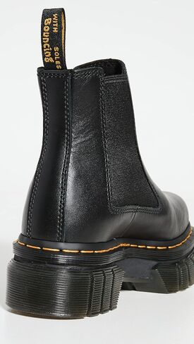 Dr. Marents Women's Audrick Platform Chelsea Boot, Black Nappa Lux in Saudi Arabia