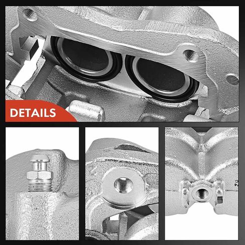 A-Premium Disc Brake Calipers Assembly with Bracket Compatible with Kia Sorento 2005 2006 2007 2008 2009 - Front Driver and Passenger Side, 2-PC Set in Saudi Arabia