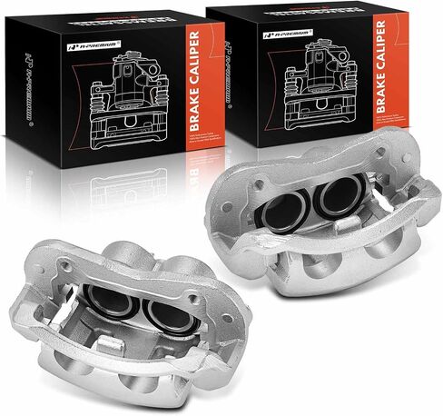 A-Premium Disc Brake Calipers Assembly with Bracket Compatible with Kia Sorento 2005 2006 2007 2008 2009 - Front Driver and Passenger Side, 2-PC Set in Saudi Arabia
