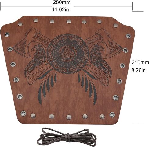 JAOYU الجلود براكر القرون الوسطى Vambrace المعصم درع سوار ذراع فايكنغ واقي للذراع الجلود القفاز معصمه LARP اكسسوارات 2 قطعة in Kuwait