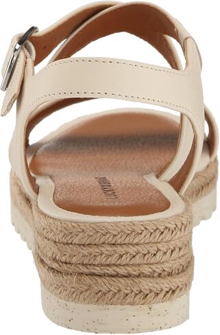 Lucky Brand Women's TRIANNA Wedge Sandal, Pristine, 6.5 in Saudi Arabia