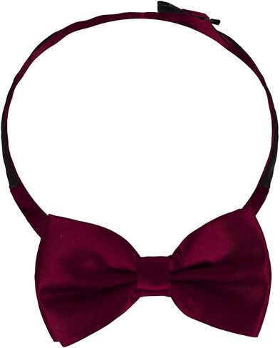 Dan Smith Man Bow Ties Silk Touch Bowtie Hankies Cuff-Links Set Clip-On Adjustable Famliy Shirt in Saudi Arabia