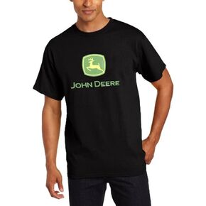 تي شيرت رجالي John Deere ، أسود، M