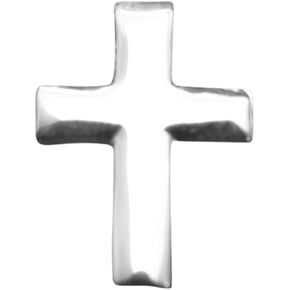Small Silver Cross Tac Pins for Religious Groups, Faith Based - Perfect for Gift-Giving, Events and Fundraisers - Bulk Quantities