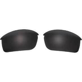 Polarized Replacement Lenses for Oakley Bottle Rocket Sunglasses Glass Frame (Black)