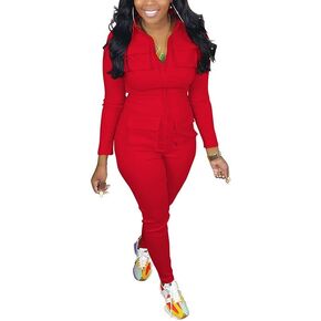 VOIKERDR إمرأة بذلة طويلة الأكمام بذلة عارضة رومبير حللا للنساء أنيق عارضة رومبير ثوب بودي كون in Kuwait