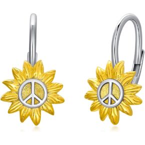 PROESS Lotus Hamsa/Dragon/Hummingbird/Owl/Viking/Evil Eye/Butterfly/Sword/Wave Earrings 925 Sterling Silver Animal Earrings Jewelry Gifts for Birthday Christmas for Women Men in Kuwait
