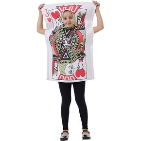 ReneeCho Jack of Hearts Cards Kids Halloween Costumes Wonderland Costume Boys Girls