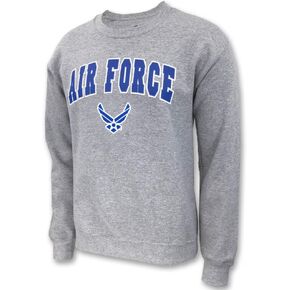 United States Air Force Arched Wings Logo Crewneck Sweatshirt