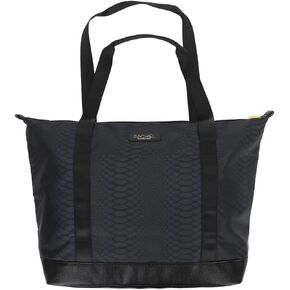 Rachel Rachel Roy Printed Black Snakeskin 21" Weekender Tote
