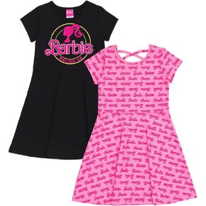 Barbie Girls 2 Pack Skater Dresses Little Kid to Big
