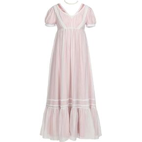 Regency Dresses for Women Vintage Ball Gown Dresses High Waistline Tea Party Dress Victorial Dress
