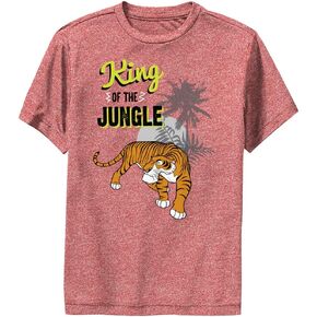 Disney Jungle Book Shere Khan King-Dsjb01cylc Boys Short Sleeve Tee Shirt