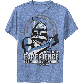 STAR WARS Clone Wars Outranks Everything Boy's Performance Tee