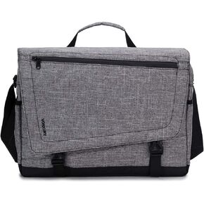 Messenger Bag for Men, Lightweight Water Resistant 15.6 In Laptop Bag Business Office Satchel Shoulder Bag