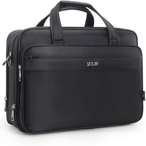 Large Briefcases For Men Canvas Tote Bag Laptop Case Computer Bag Business Work Bag Office