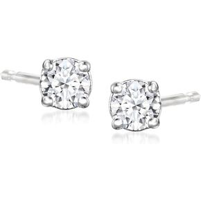 Ross-Simons 0.15 ct. t.w. Lab-Grown Diamond Stud Earrings in Sterling Silver