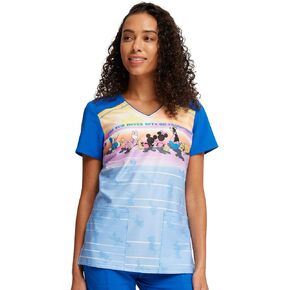 Tooniforms Women Scrubs Top V-Neck TF645