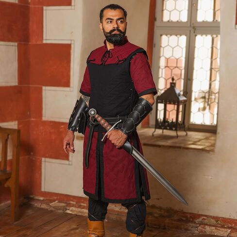 مجموعة ملابس Burgschneider Dungeons & Dragons FIGHTER COSTUME للبالغين من الجنسين | مرخص بالكامل من D&D | ضرب بقوة وفي كثير من الأحيان! in Kuwait