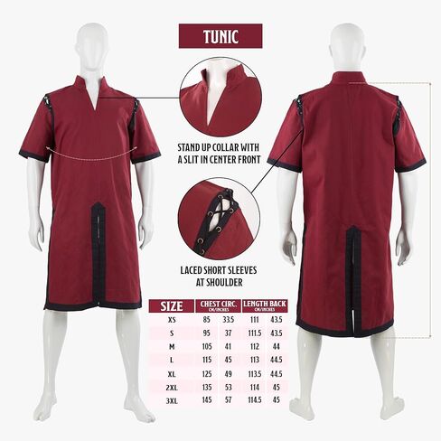 مجموعة ملابس Burgschneider Dungeons & Dragons FIGHTER COSTUME للبالغين من الجنسين | مرخص بالكامل من D&D | ضرب بقوة وفي كثير من الأحيان! in Kuwait