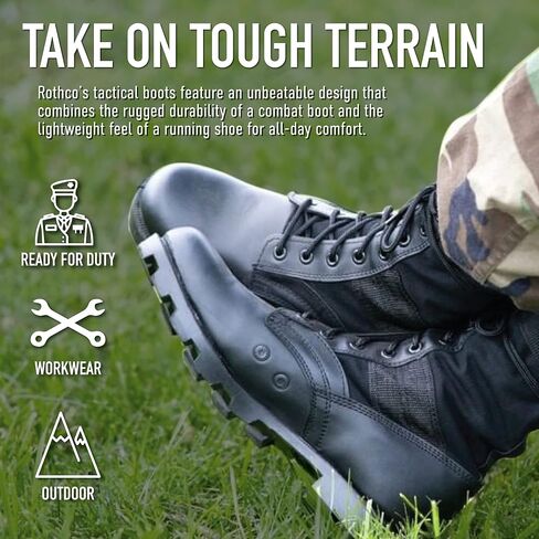 Rothco Men's 8 Inch Classic Military Jungle Boots in Saudi Arabia