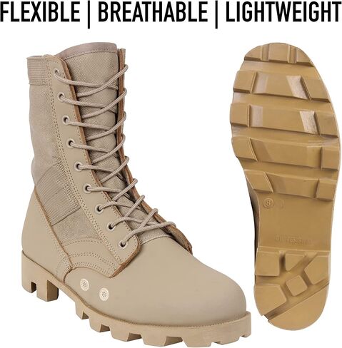 Rothco Men's 8 Inch Classic Military Jungle Boots in Saudi Arabia