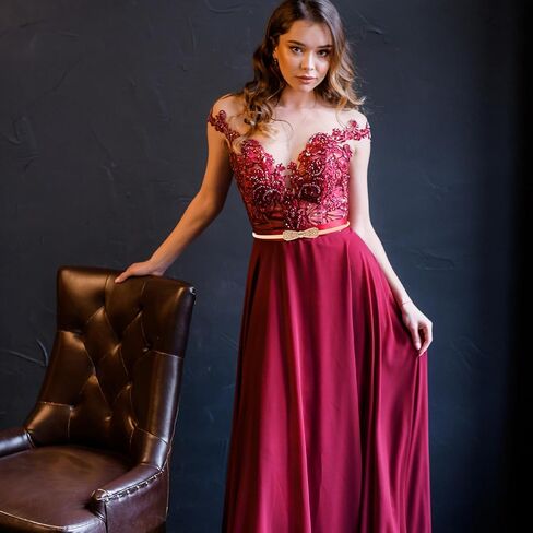 KALIONE 2 حزم المرأة حزام الذهب، حزام الذهب لفساتين معدنية مرنة سلسلة حزام تمتد نحيل الذهب القوس حزام الخصر للنساء الفتيات الملحقات المخصصة in Kuwait