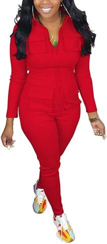 VOIKERDR إمرأة بذلة طويلة الأكمام بذلة عارضة رومبير حللا للنساء أنيق عارضة رومبير ثوب بودي كون in Kuwait